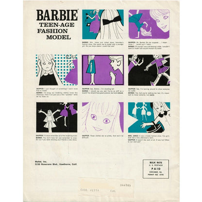 The Mattel Barbie Magazine 1964
