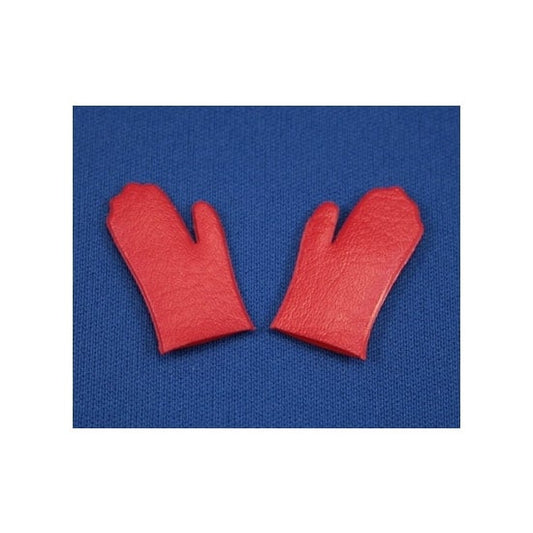 Mattel Barbie Vintage 1960s Red Vinyl Gloves for fashions such as Winter Holiday