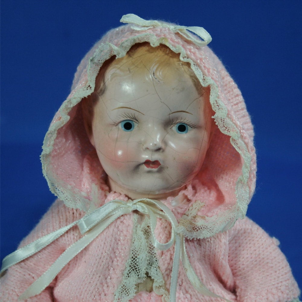Horsman 1920s 12 1/2" Composition Baby Doll