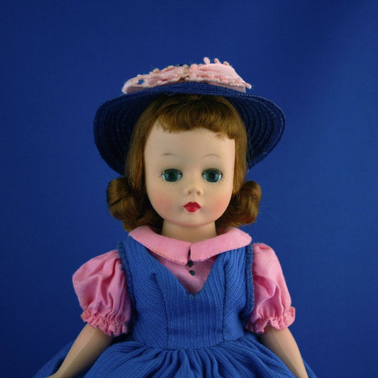 Madame Alexander Cissette in Blue Pinafore Redhead