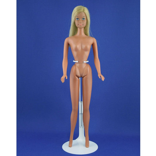 Mattel Barbie Malibu Doll 1st version "Japan" markings