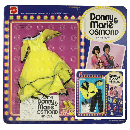 Mattel Donny & Marie Osmond T.V. Fashions 1976 "Starlight Night" NRFP Paired Set