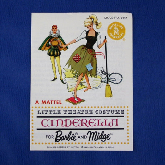 Mattel Barbie Ken Little Theater "Cinderella" "The Prince" Pamphlet