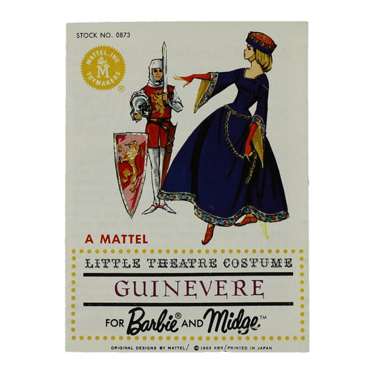 Mattel Barbie Ken Little Theater "Guinevere" "King Arthur" Pamphlet