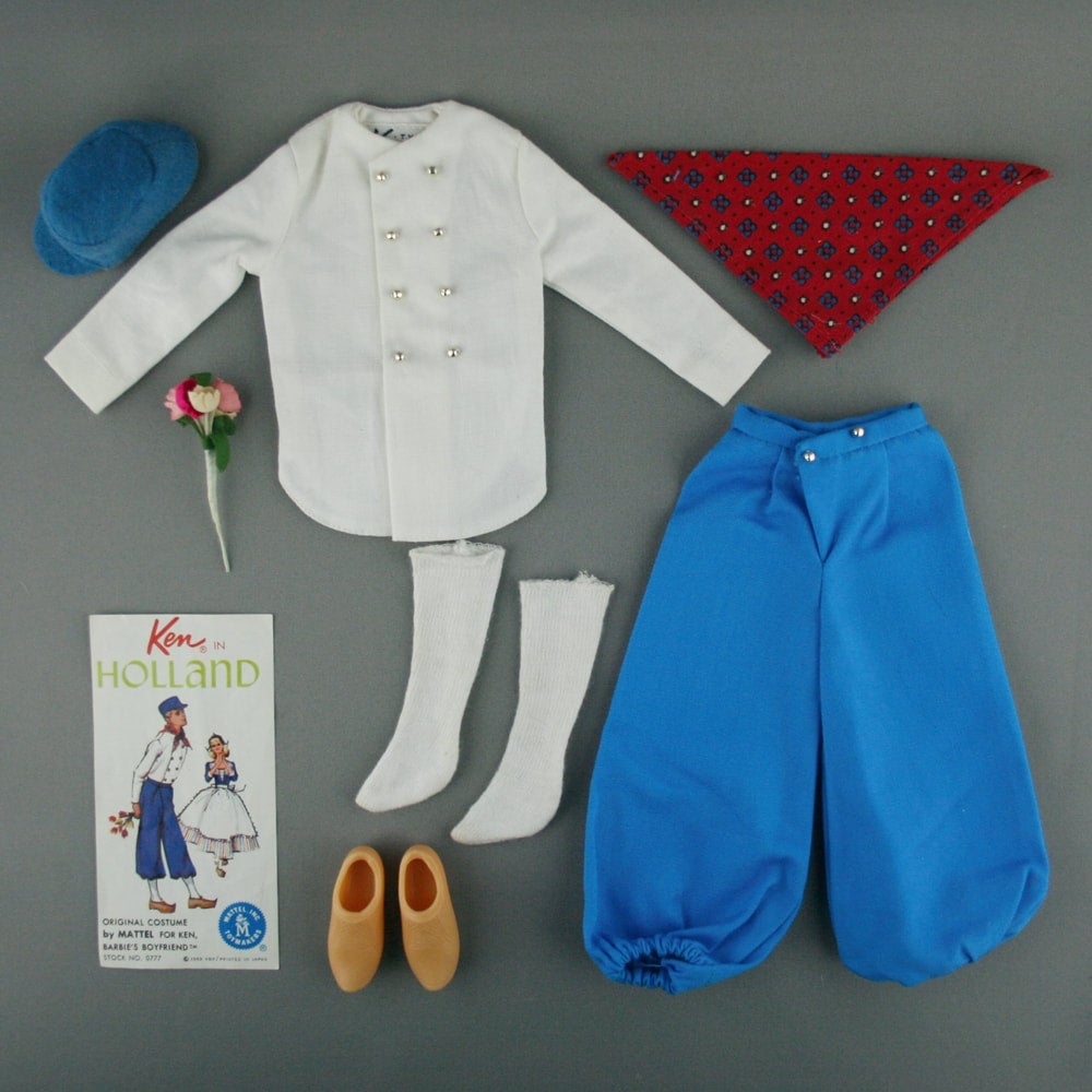 Mattel Ken In Holland Complete Set
