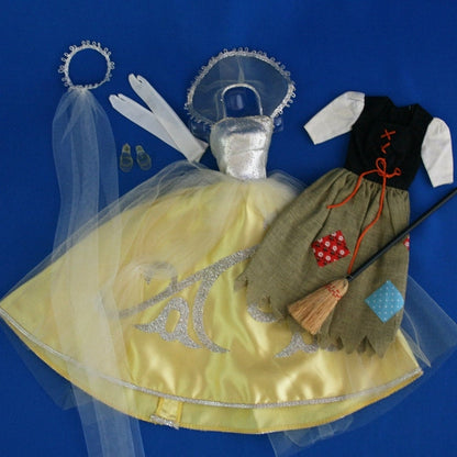 Mattel Little Theater Cinderella Almost Complete Set