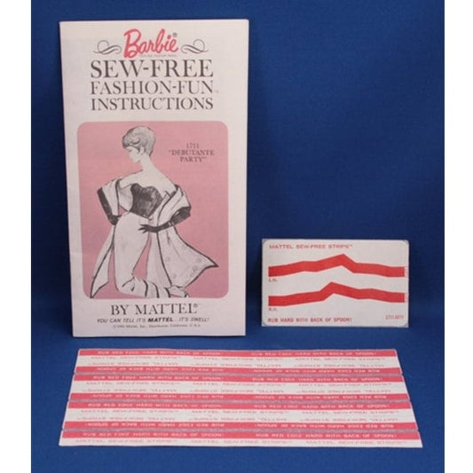 Mattel Barbie Sew Free: Debutante Party Instruction Book and Sew-Free Strips