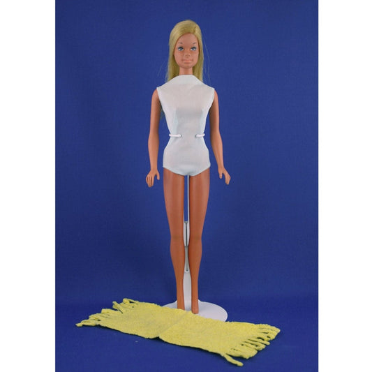 Mattel Barbie Malibu Doll 1st version "Japan" markings