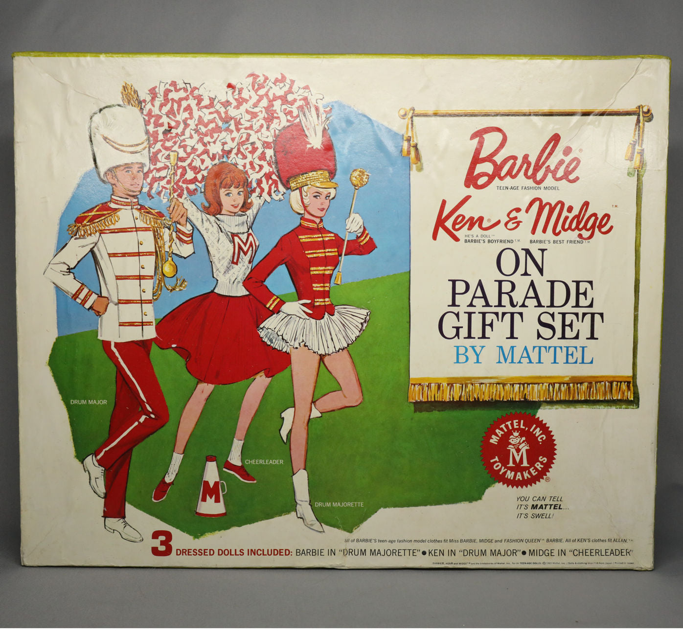 Mattel Barbie Ken Midge On Parade Gift Box Only