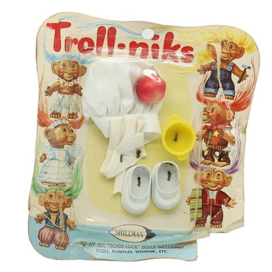 Shillman Troll-niks Troll Fashion  3"  Chef outfit  NRFB