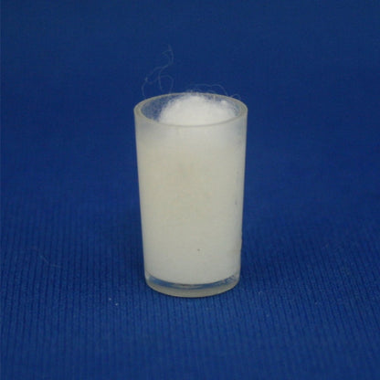 Mattel Vintage 1960s Glass of "Milk" with Cotton "Foam"