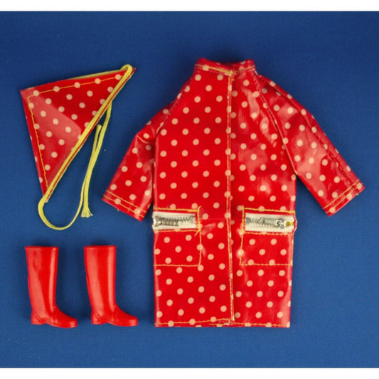 Mattel Francie MOD Era Polka Dots 'N Raindrops Complete Set