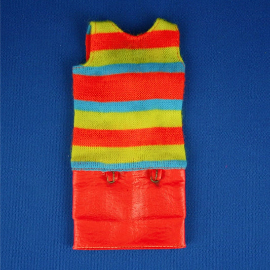 Mattel Francie MOD Era Orange Zip Dress
