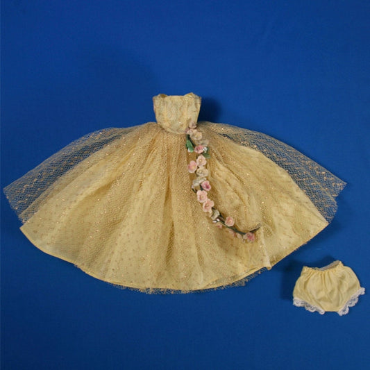 Madame Alexander Cissette Gold Gown Dress and Panties