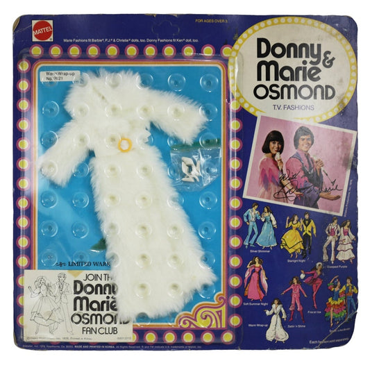 Mattel Donny & Marie Osmond T.V. Fashions 1976 "Warm Wrap-up" NRFP Marie