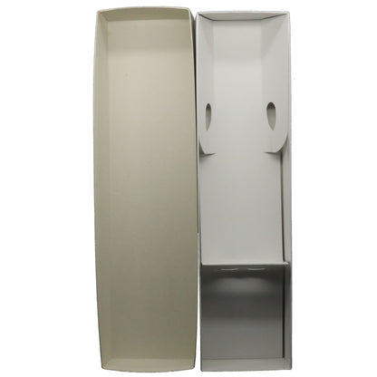 12" White Doll Box with Solid Lid - Discontinued