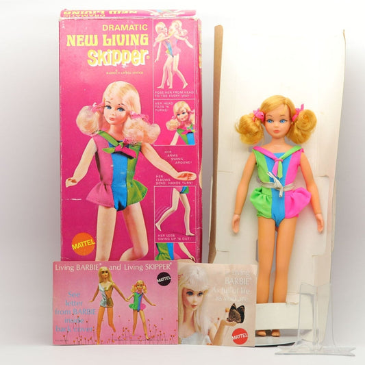 Mattel Skipper MOD Era Living doll Mint In Box