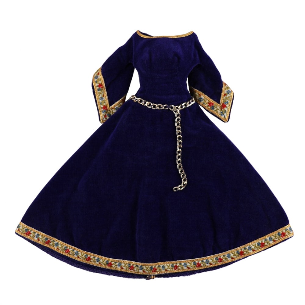 Mattel Barbie #873 Little Theater Guinevere Gown Dress with belt