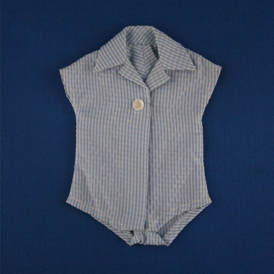 Mattel Barbie #916 Commuter Set Blue Check Blouse