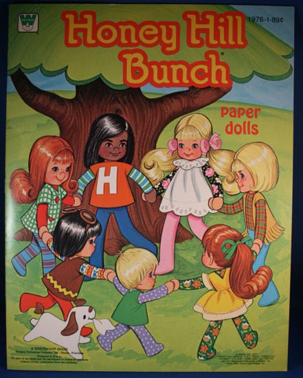 Whitman Honey Hill Bunch Paper Dolls