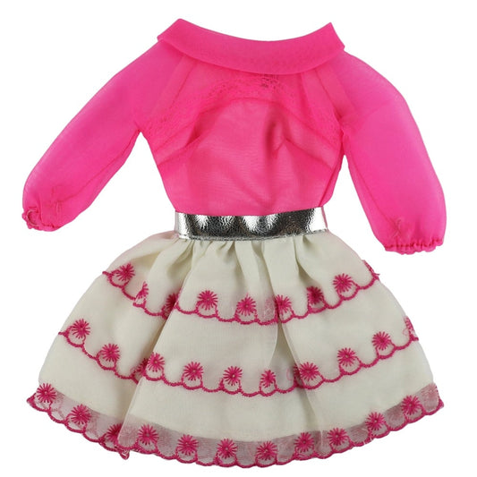 Mattel Barbie MOD Era Happy Go Pink Dress