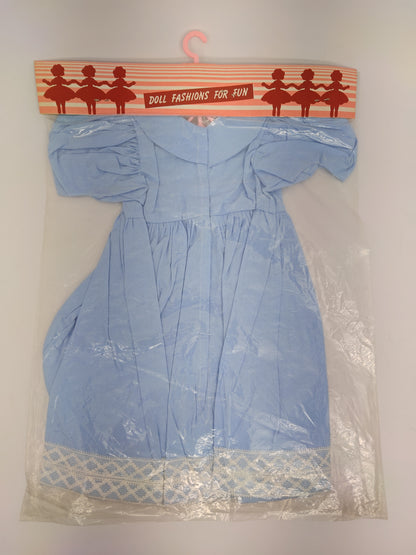 Premiere Company Dress and Bonnet with white lace and 2 flowers? at waist