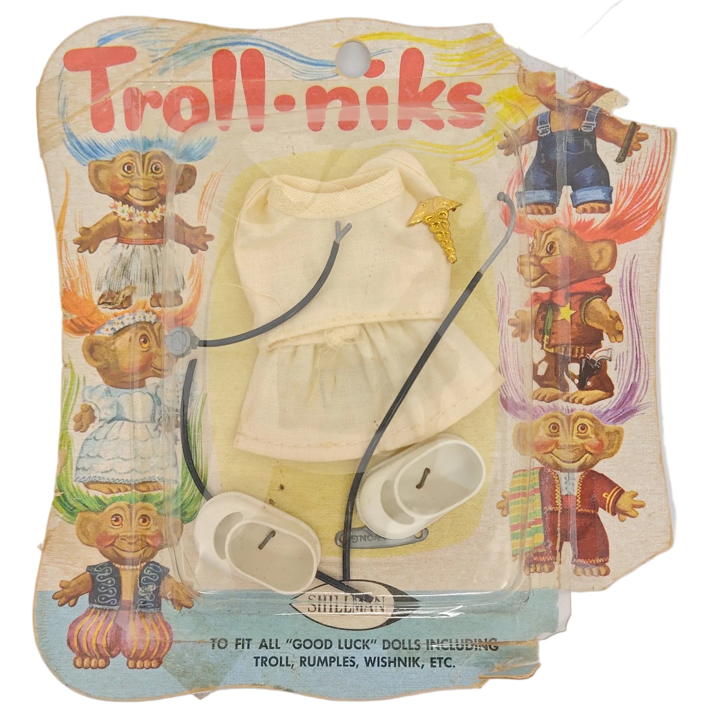 Shillman Troll-niks Troll Fashion 3" Doctor outfit in package