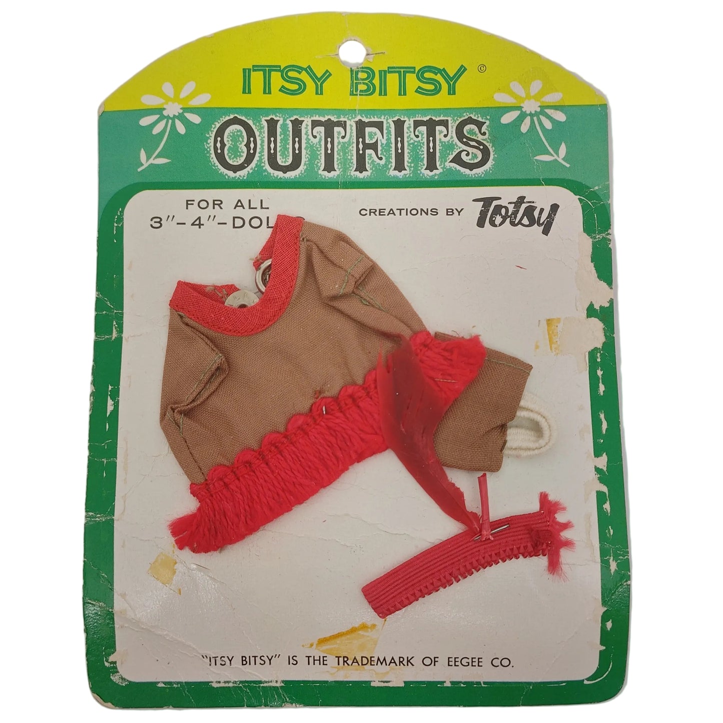 Totsy 3" Fashion for Eegee Itsy Bitsy Doll Native American NRFB