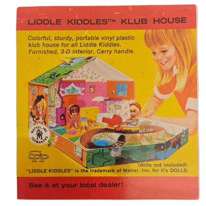 Mattel Liddle-Kiddles 1966 SPP (Standard Plastic Products) Insert