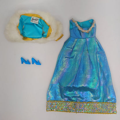 Mattel Barbie 1970 Blue Royalty Complete Set
