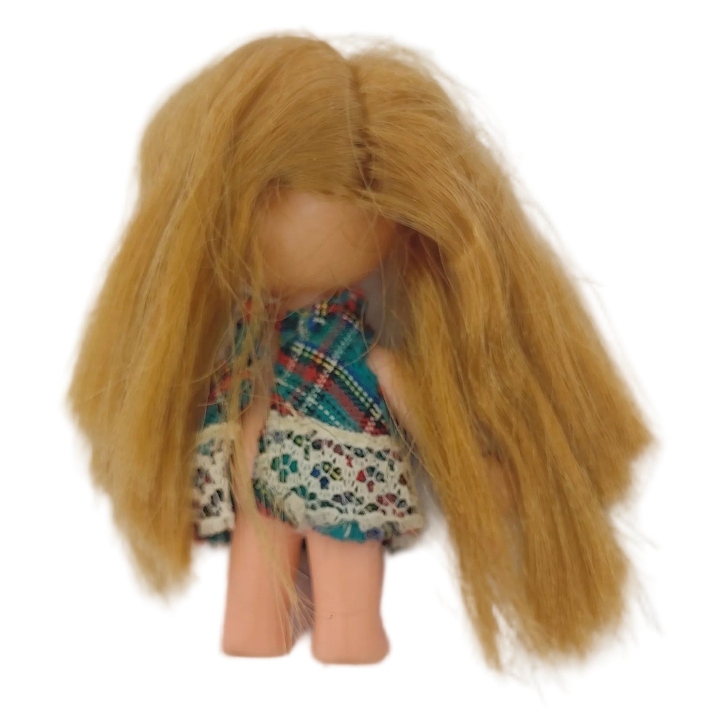 Unmarked Kiddle clone 2.5" doll