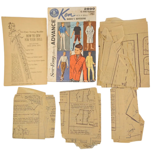 Sew-Easy Patterns by Advance Ken 1960s 2899