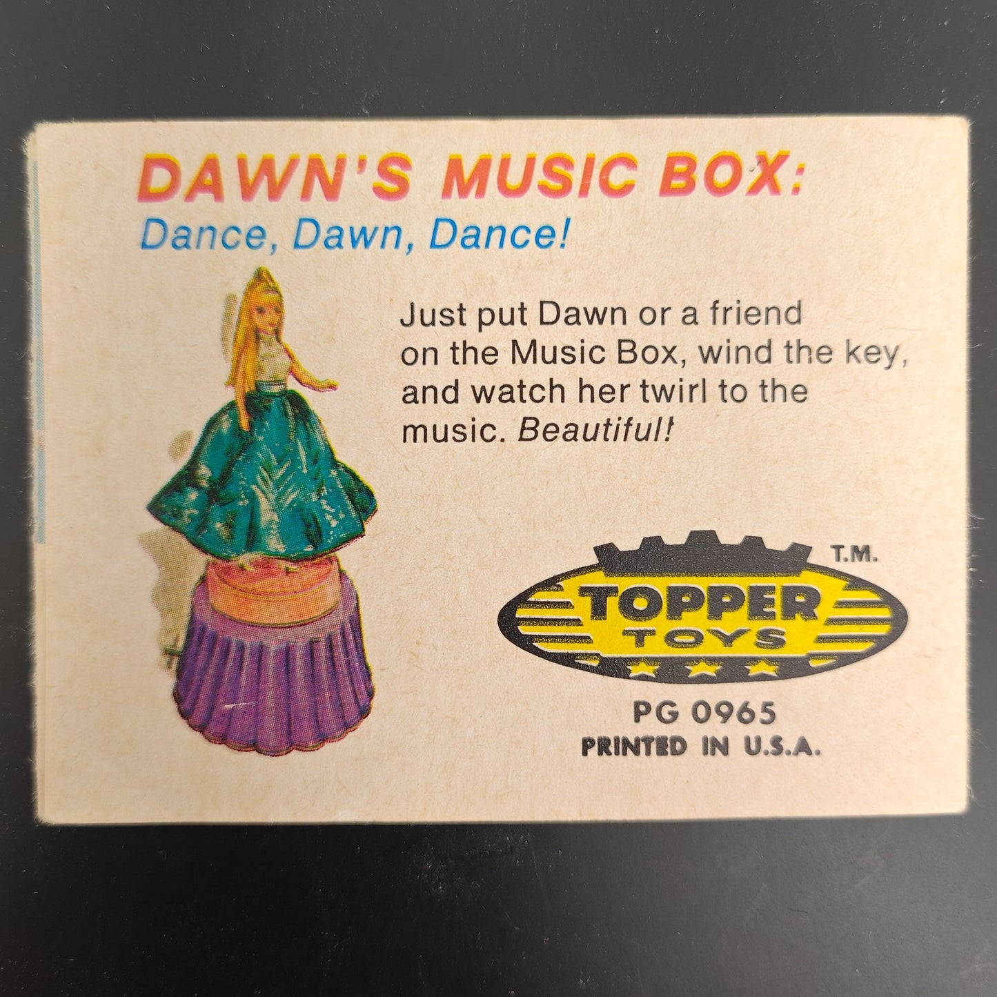 Topper Toys Dawn Booklet