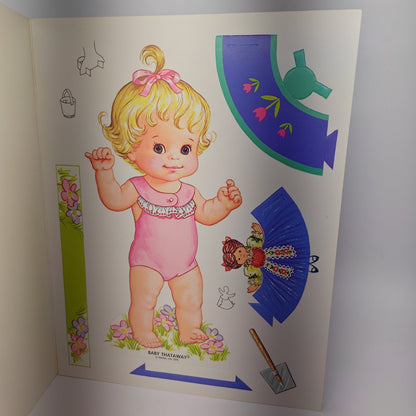 Whitman 1975 Mattel Baby Thataway Paper Doll