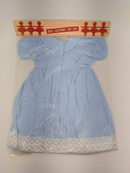 Premiere Company Dress and Bonnet with white lace and 2 flowers? at waist