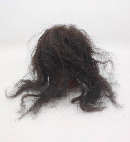 Playmates Unusual Face Troll 5" doll Brunette with Pink Tunic