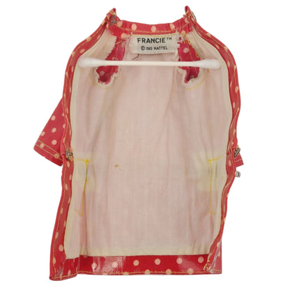 Mattel Francie 1966 Polka Dots 'N Raindrops Raincoat