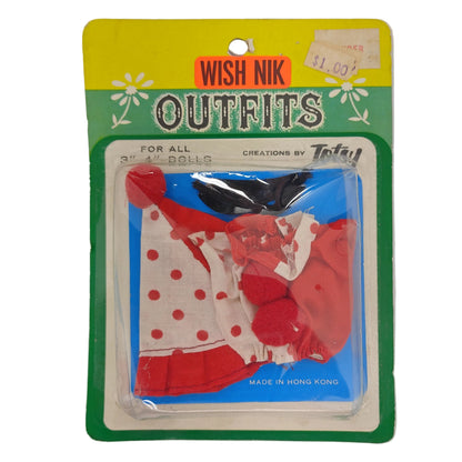 Totsy Wish Nik 3" Troll, Baby Jill, Pee-Wees Fashion Clown-nik