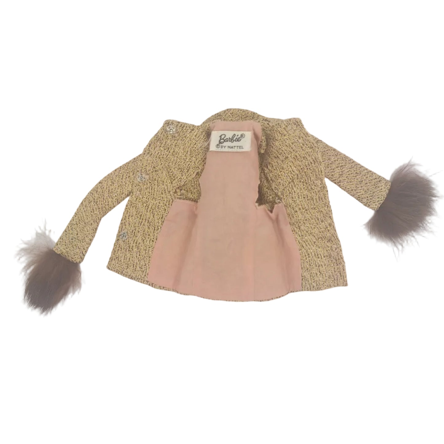Mattel Barbie 1965 #1647 Gold 'N Glamour Jacket