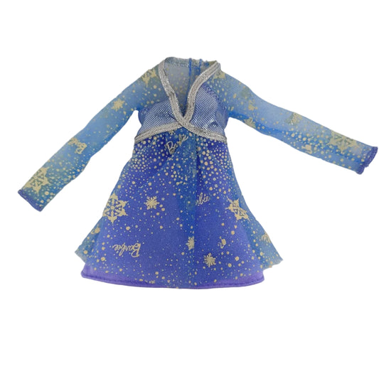 Mattel Barbie 1998 I Can Be Ice Skater Dress Blue Version