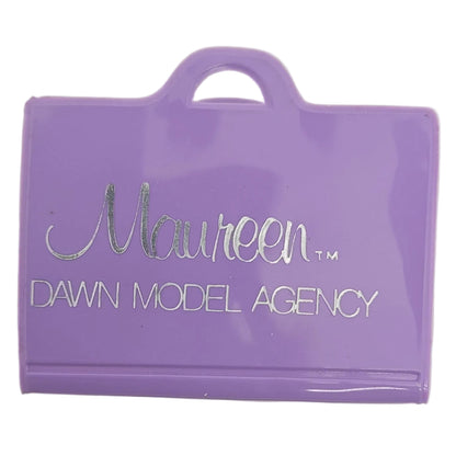 Topper Toys "Maureen Dawn Model Agency" Purple Portfolio with Portrait