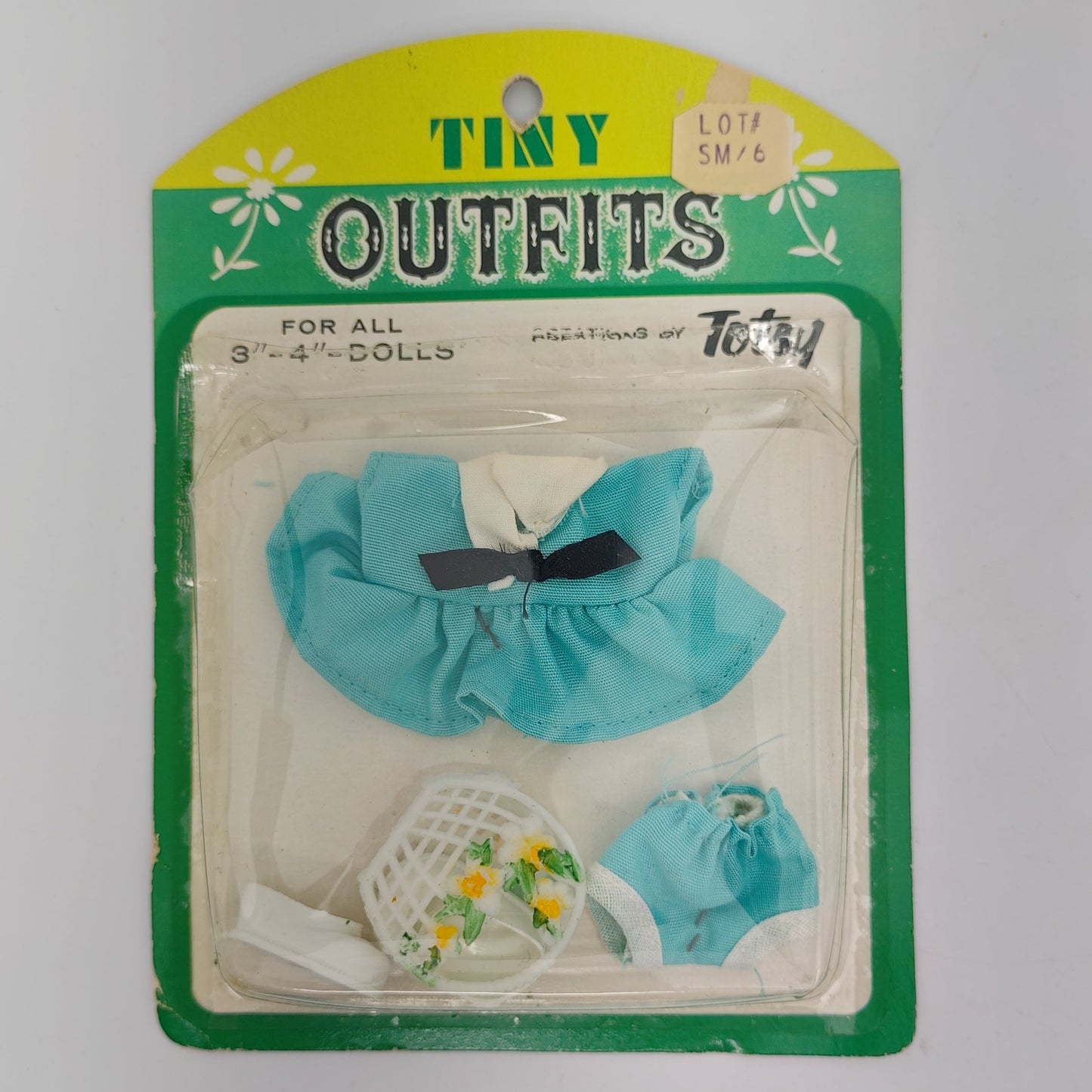 Totsy Tiny Outfits 3"Aqua Dress NRFB