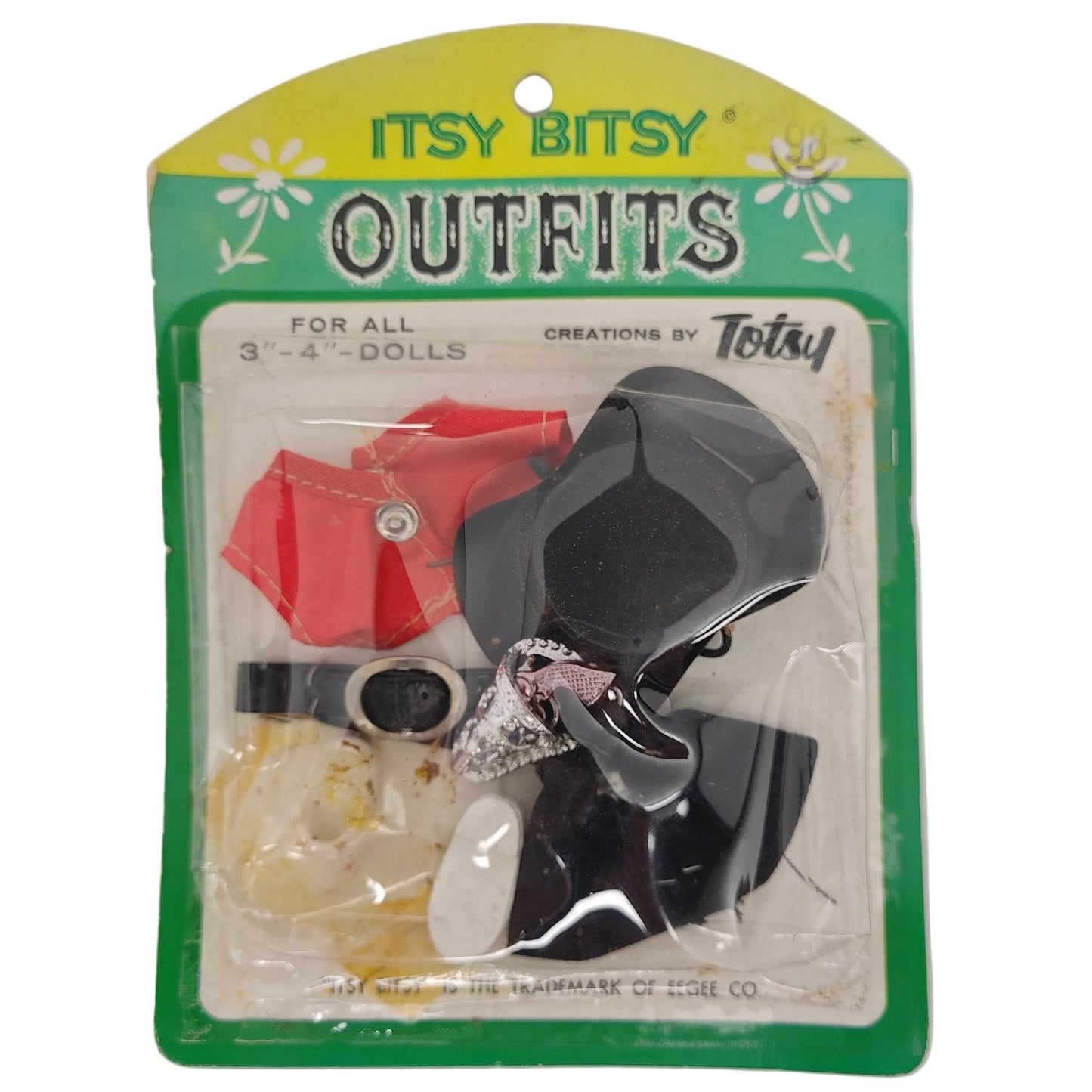 Totsy 3" Fashion for Eegee Itsy Bitsy Doll G29 Cowgirl NRFB