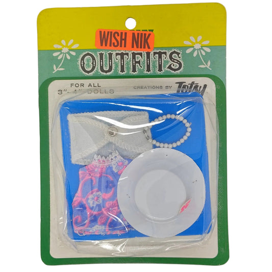 Totsy Wish Nik 3" Troll, Baby Jill, Pee-Wees Fashion Society-nik NRFB