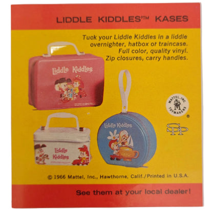 Mattel Liddle-Kiddles 1966 SPP (Standard Plastic Products) Insert