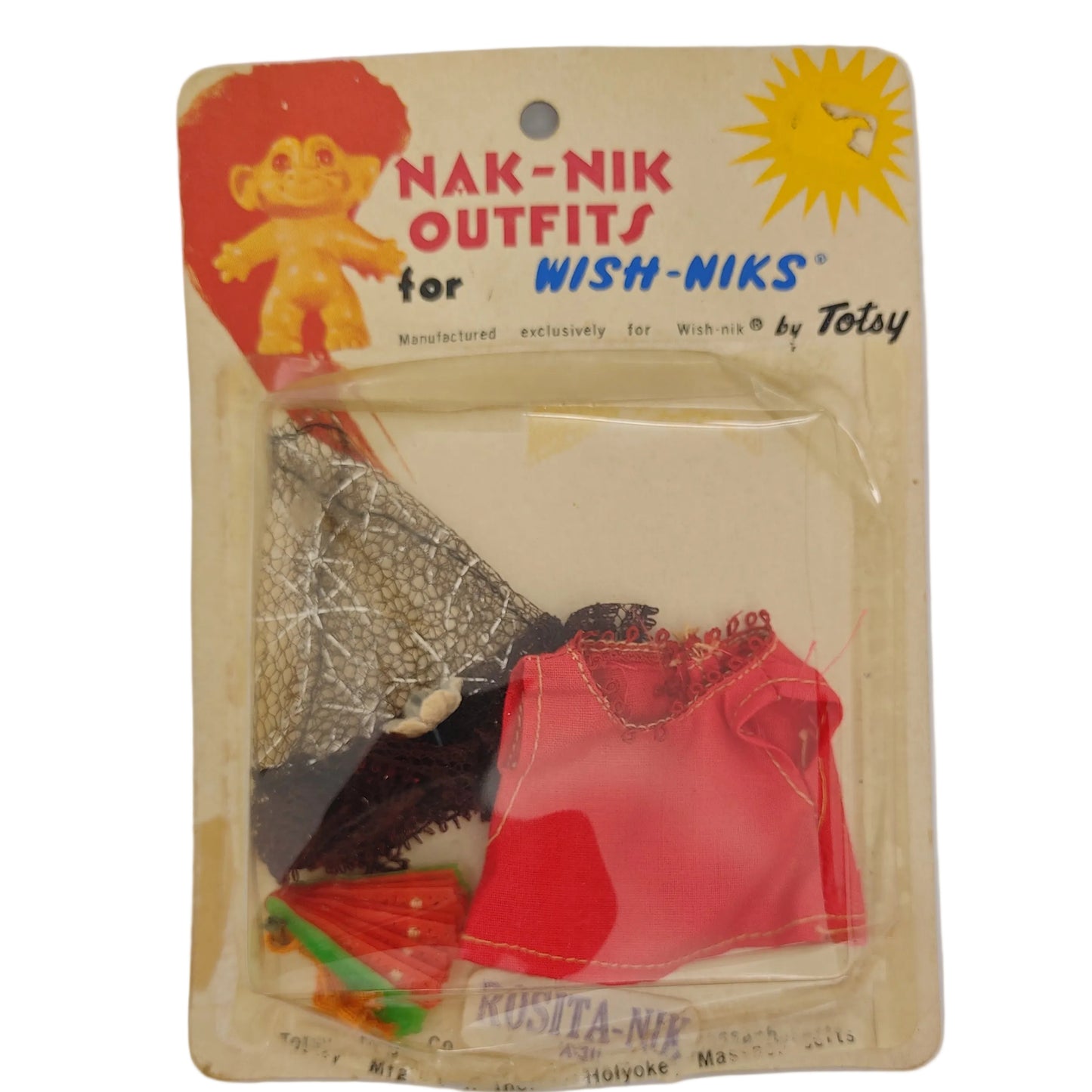 Totsy Nak-Nik Outfits for Wish-niks 3" Troll Fashion A311 Rosita-nik NRFB