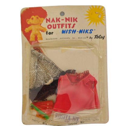 Totsy Nak-Nik Outfits for Wish-niks 3" Troll Fashion A311 Rosita-nik NRFB