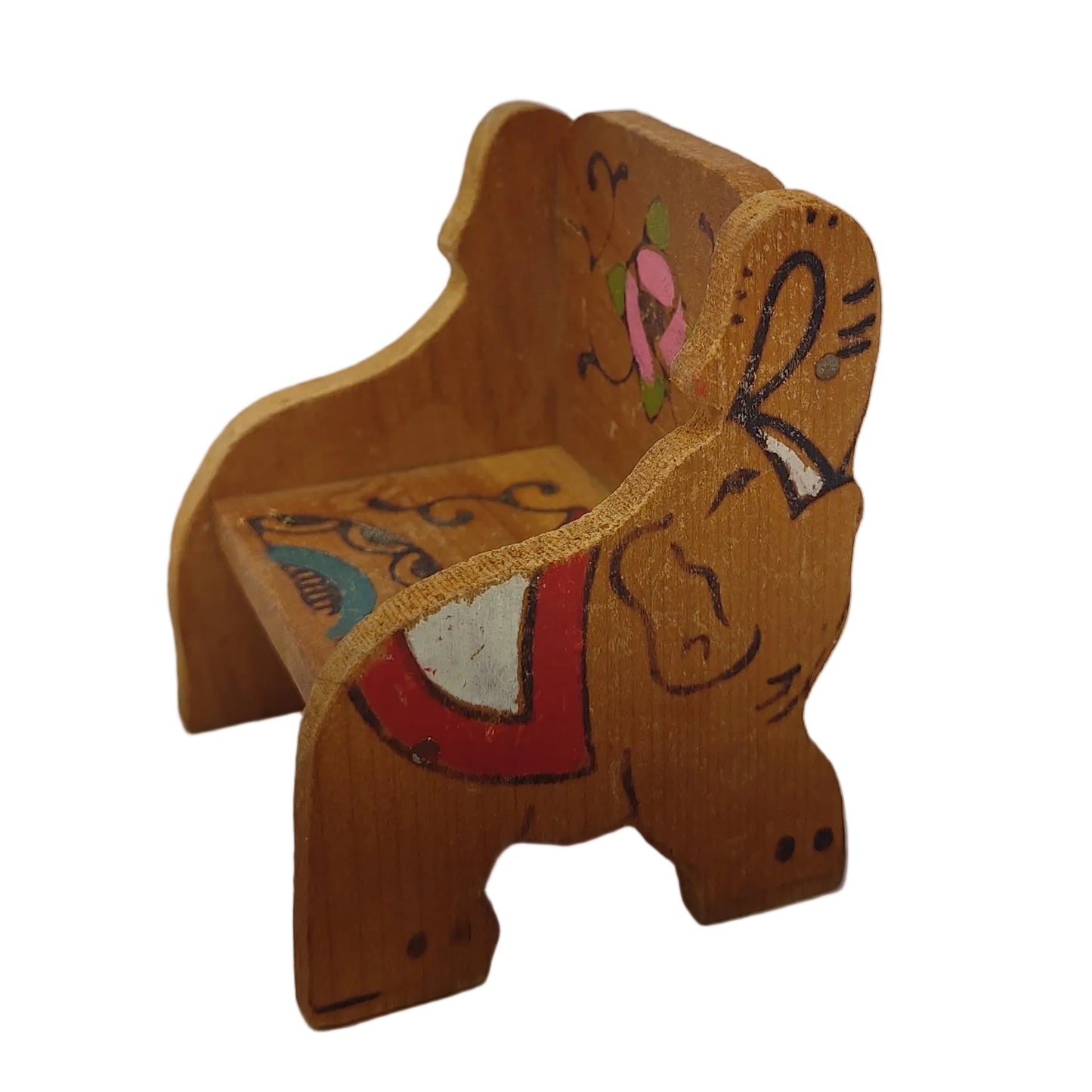 Wooden Elephant Chair