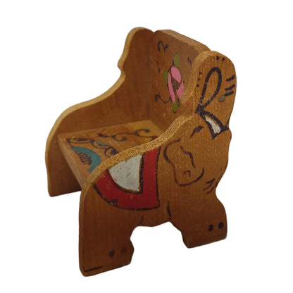 Wooden Elephant Chair