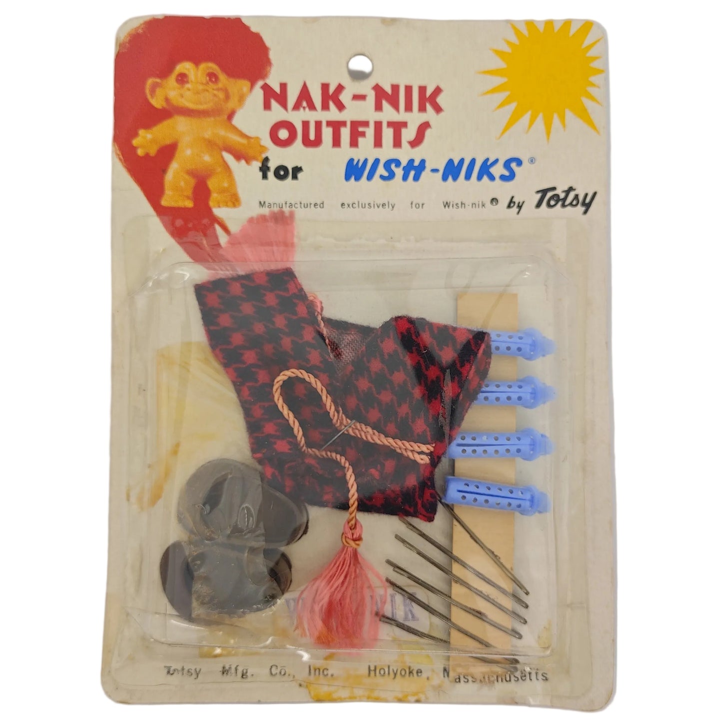 Totsy Nak-Nik Outfits for Wish-niks 3" Troll Fashion A316 Wife-nik NRFB